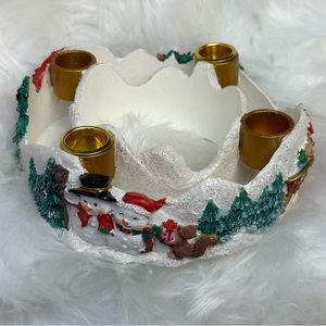 Christmas Centerpiece candle holders